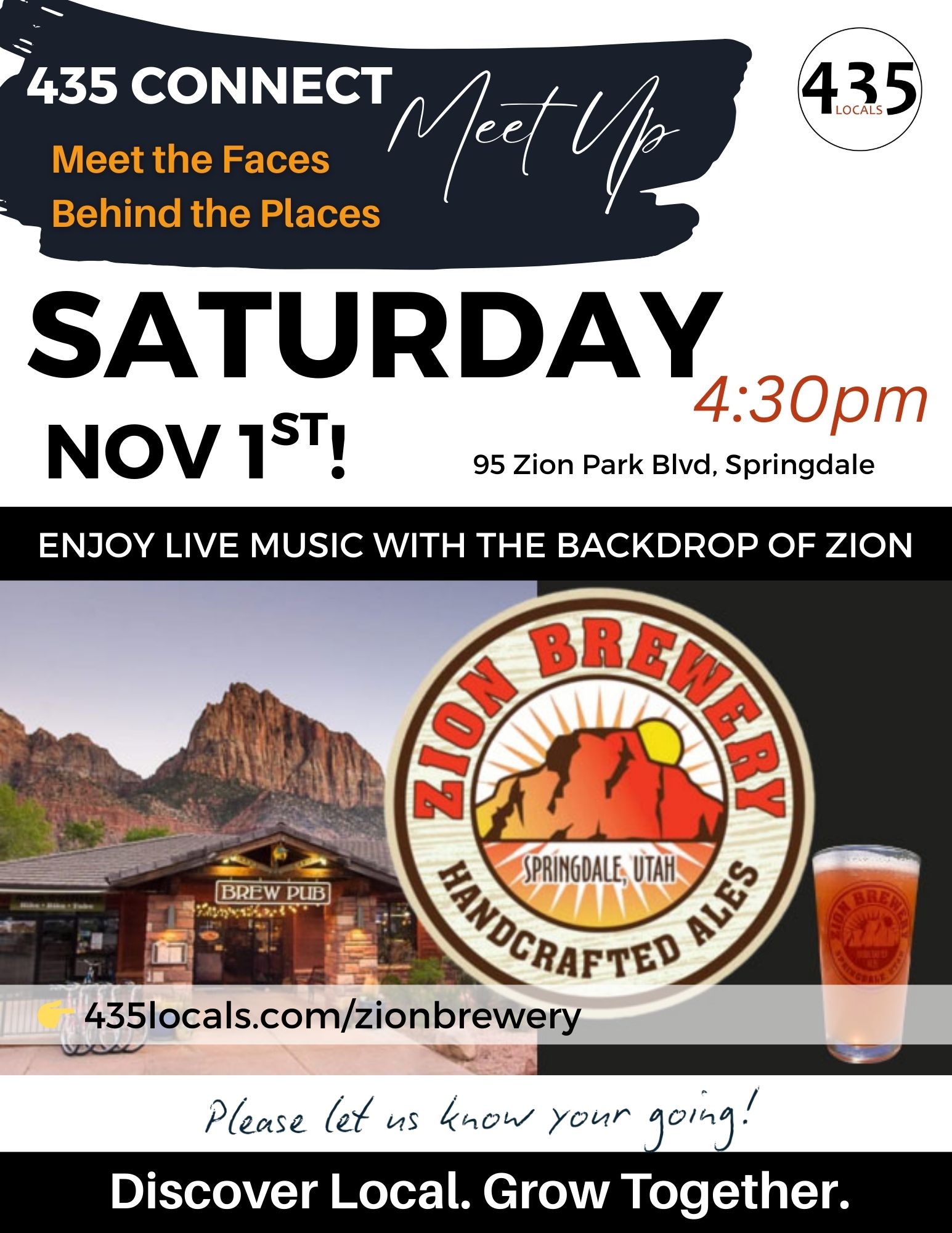 435 Connect Meetup – Zion Brew Pub Springdale