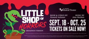 little shop of horrors broadway show st george musical theater play kids things to do halloween show southern utah event calendar