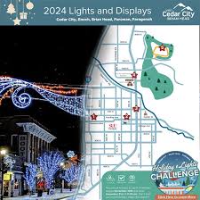 cedar city iron county holiday map 2024