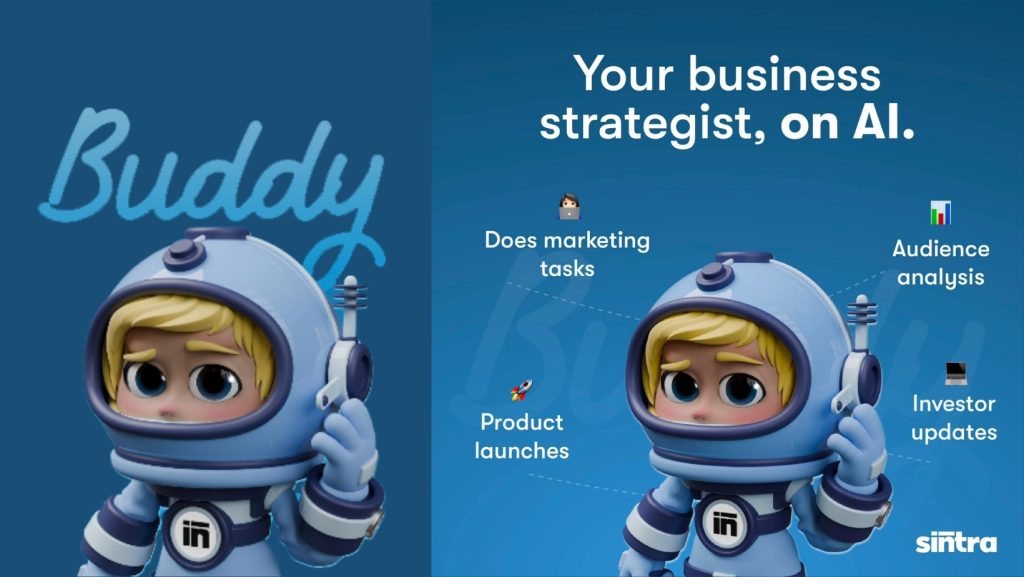 Animated-astronaut-analyzing-a-chart,-symbolizing-business-strategy-and-planning.