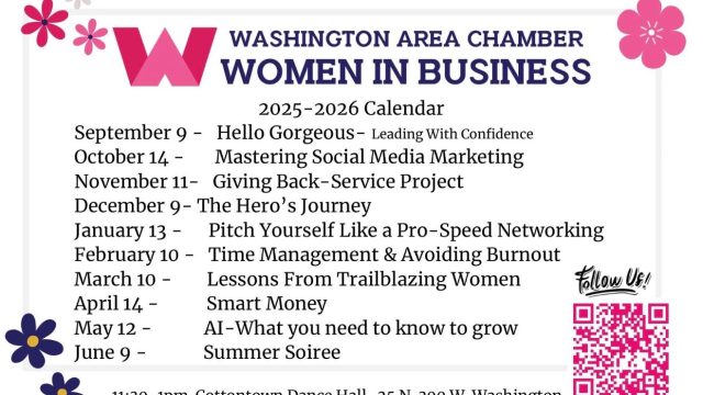 washington area chamber women in business 2026 calendar