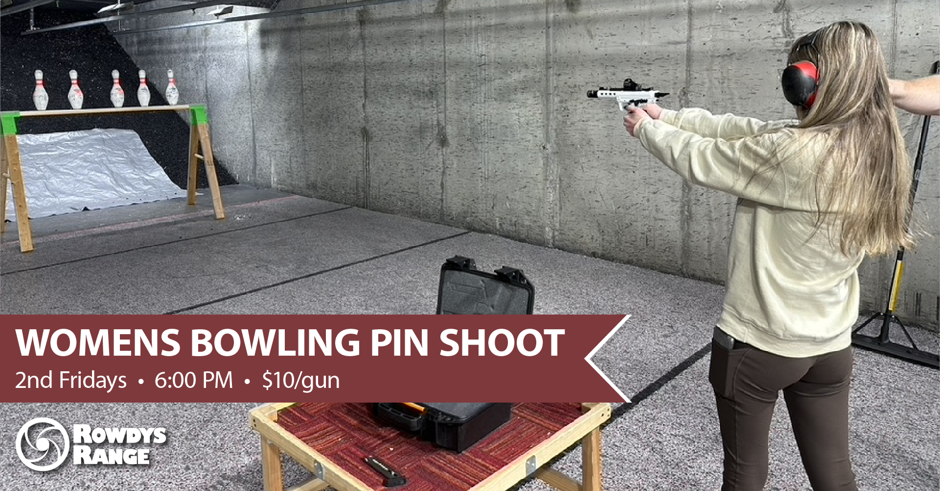 Women’s Bowling Pin Shoot