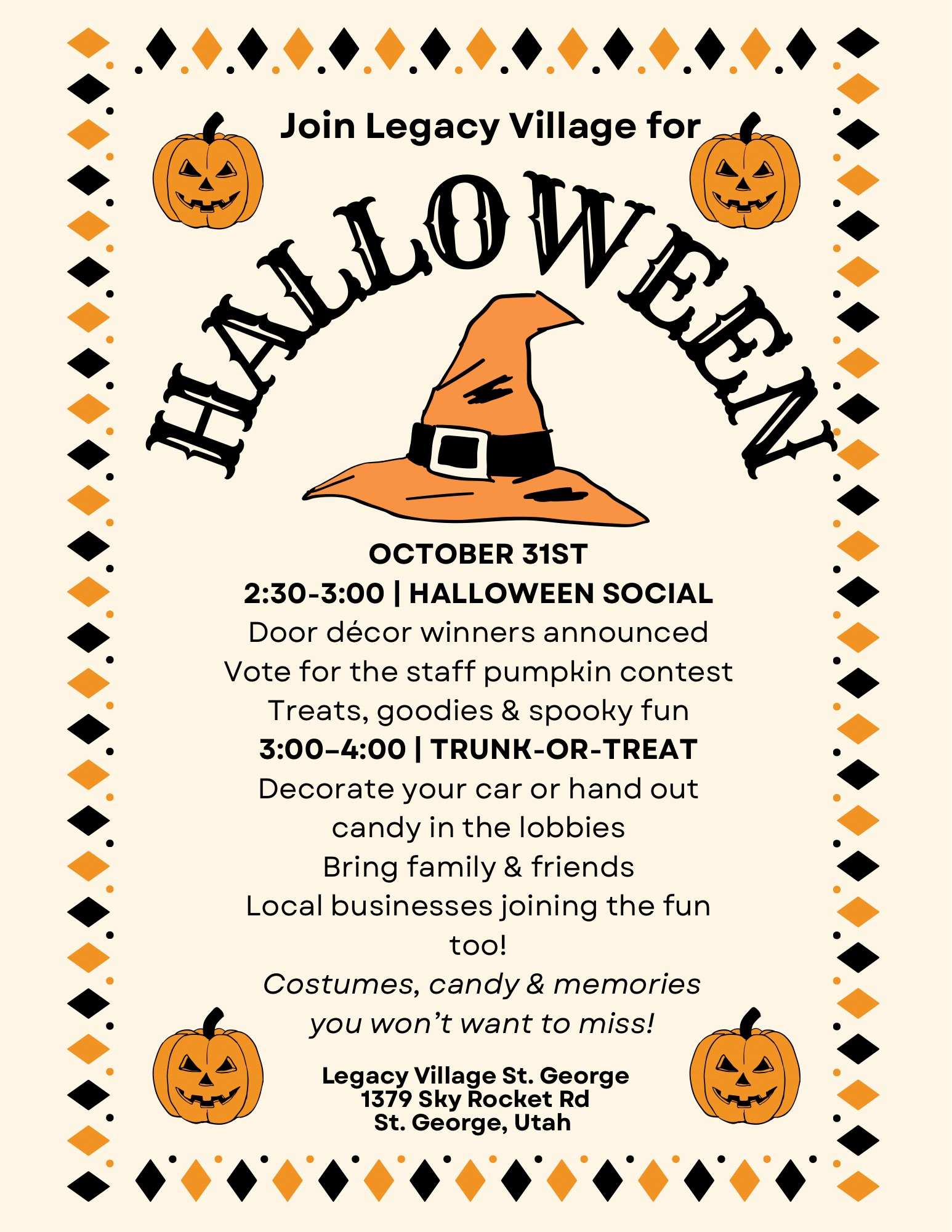 Trunk-or-Treat at Legacy Village